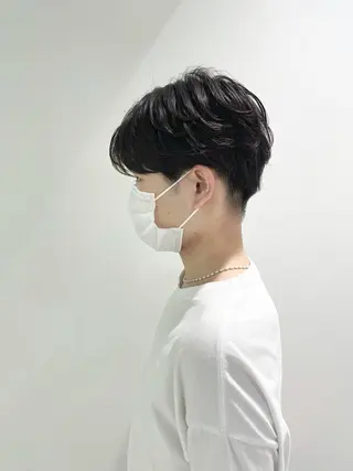 ショート カラー パーマ ヘアアレンジ メンズ キッズ ネイル マツエク・マツパ スパイキー/フェザー /波巻き/かいとのヘアスタイル