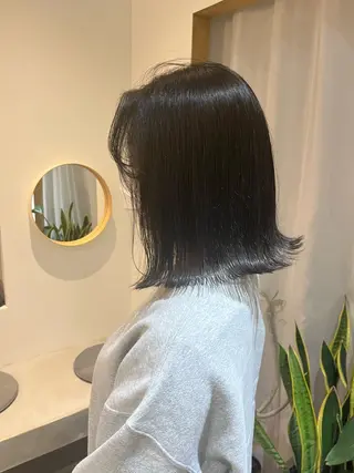 ミディアム カラー カットカラー/鎌倉 縮毛矯正/大空のヘアスタイル