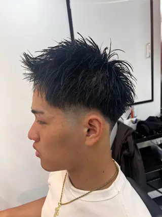 ショート メンズカット、パーマ 特化🔥🌊瀬川竜生のヘアスタイル