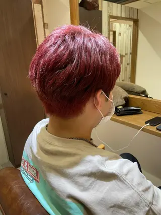 ショート カラー メンズ 古井 成のヘアスタイル