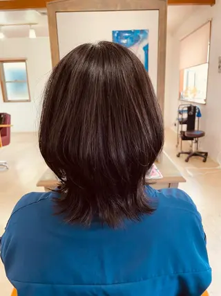 ミディアム 矢端 しほみのヘアスタイル