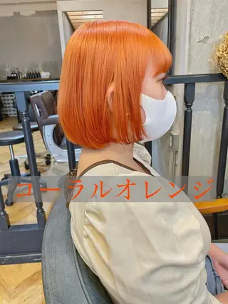 ミディアム カラー エクステ指名No.1 【店長】キッタのヘアスタイル
