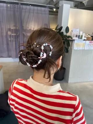ヘアアレンジ 園田 朱理のヘアスタイル