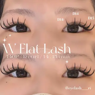 マツエク・マツパ eyelash Lily Rinaのマツエク・マツパデザイン