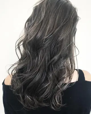 セミロング カラー 髪質改善サロン ARCHE野瀬冬馬のヘアスタイル