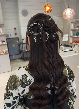 ヘアアレンジ Miwa🦋渋谷/透 明感カラー/韓国ヘアのヘアスタイル