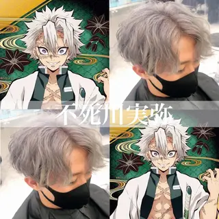 ミディアム カラー パーマ ヘアアレンジ メンズ キッズ メンズ特化美容師 aiの眉毛・アイブロウイメージ