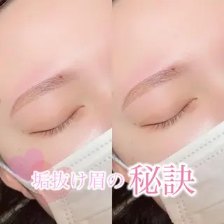 アイブロウ mignon /まつげパーマ・小顔の眉毛・アイブロウイメージ