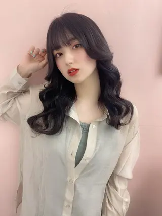 ロング カラー ヘアアレンジ TELA HAIR 石岡♡ａｉｋａのヘアスタイル