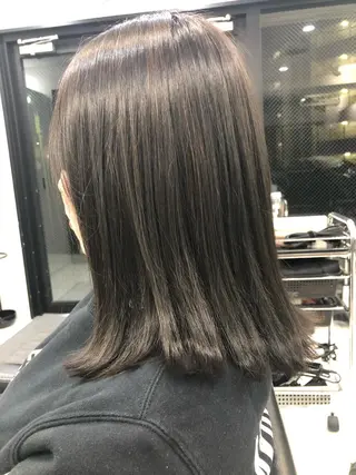 ミディアム 縮毛矯正の達人 ☆ 松本のヘアスタイル