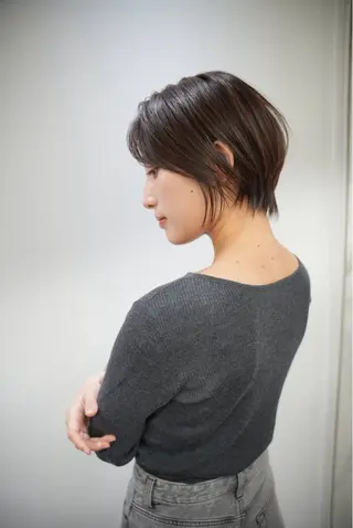 ショート カラー 髪質改善カラー ショートボブ専門のヘアスタイル