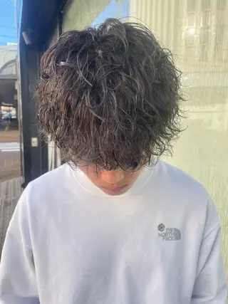 ショート パーマ メンズ 齋藤成/ ECLAT HAIRのヘアスタイル