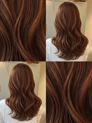 ロング カラー 高橋 那美のヘアスタイル