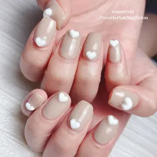 ミディアム ネイル 🐾enen style 🐾のネイルデザイン
