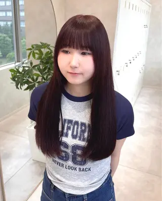 ロング カラー ❤️🐩* AKANE*🐩❤️のヘアスタイル