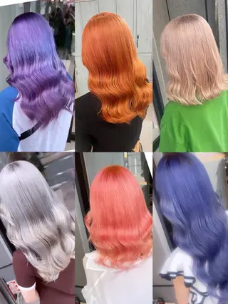 ロング カラー 町田ブリーチ特化 MANATOのヘアスタイル