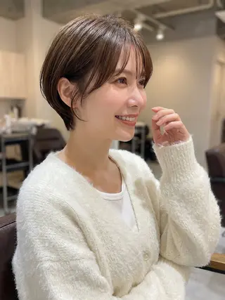 ショート カラー ✨落ち着いた接客 💡高橋優也💡のヘアスタイル