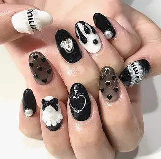 ネイル 渋谷/チップ長さ出し 👑アプレgel-xのネイルデザイン