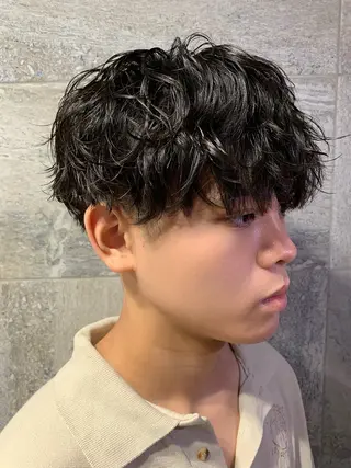 メンズ メンズ特化フェード パーマ小林裕史のヘアスタイル