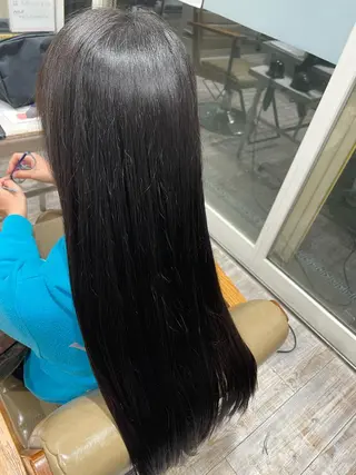 ロング 東 歩音のヘアスタイル