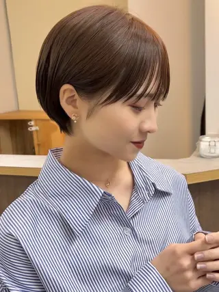 ショート 横尾 歩のヘアスタイル