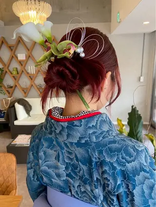 ヘアアレンジ ELLE&SALLY 石野のヘアスタイル