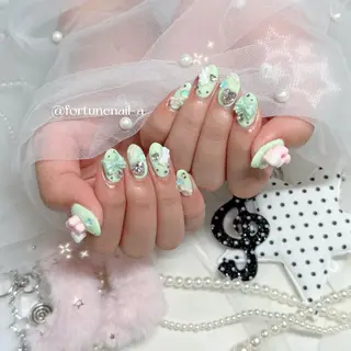 ネイル ✩.*🎀 aoi🎀のネイルデザイン