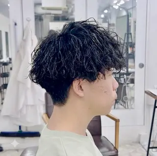 パーマ メンズ 🔥メンズパーマ/ フェード菅谷尚悠🔥のヘアスタイル