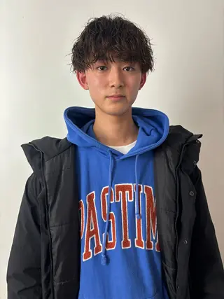 ショート パーマ メンズ men's/perm colorDaijuのヘアスタイル
