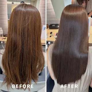 ロング こが とあのヘアスタイル