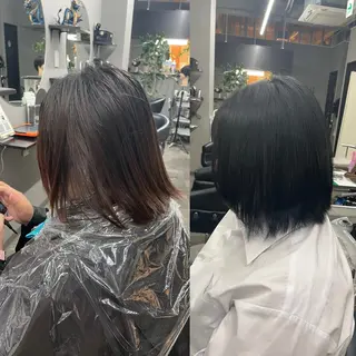 カラー 🌹ミラクル美容師 🌹ブリーチくっぽのヘアスタイル