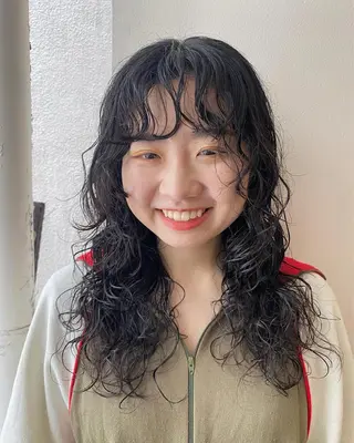 ロング パーマ フレンチボブパーマ Yuukiのヘアスタイル