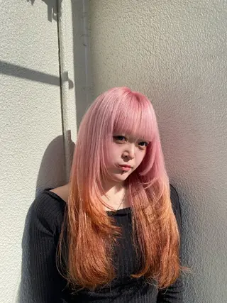 ロング カラー 透明感うる艶カラー ¦コユキ🫧💞のヘアスタイル