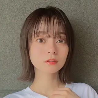 ショート カラー 顔周り✂️透明感 レイヤー/みっきーのヘアスタイル