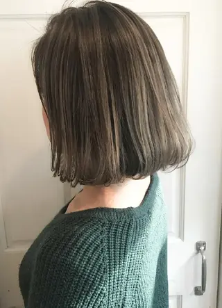 ミディアム カラー ショート✨ボブ✨代表 新田見美仁のヘアスタイル