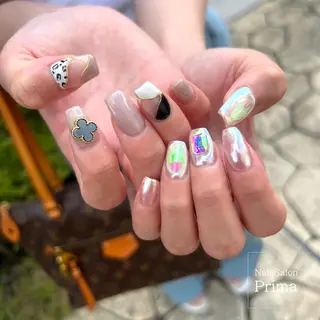 セミロング ネイル SalonPrima 西院Nail&Eyeのネイルデザイン