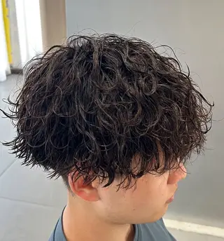 ショート パーマ メンズ 立川メンズパーマ職人 店長/小泉文人のヘアスタイル