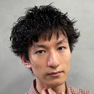ショート パーマ ヘアアレンジ メンズ fifth 石川 凪のヘアスタイル