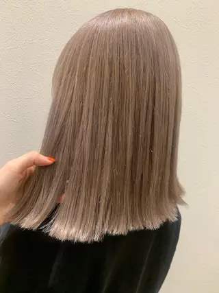 ミディアム カラー hubhair レイヤー/透明感のヘアスタイル