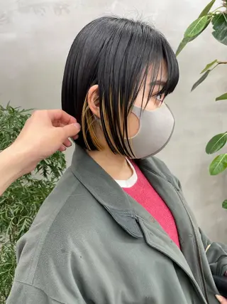 ショート カラー 👑ボブはお任せ ミヤノ👑のヘアスタイル