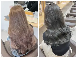 ロング カラー Rubik's なかもずHIROTOのヘアスタイル