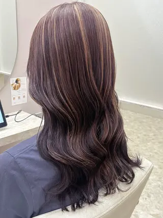 セミロング 小川 愛美のヘアスタイル