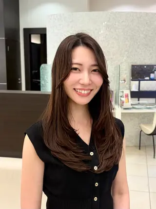 ロング レイヤー/透明感 カラー🩶ikoiのヘアスタイル