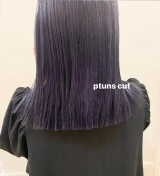 セミロング カラー ブリーチなしWカラー ／レイヤー🎀マリノのヘアスタイル