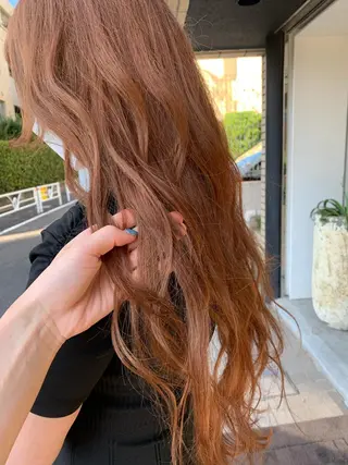 ロング カラー 透明感カラー✂︎ /縮毛矯正/YUKAのヘアスタイル