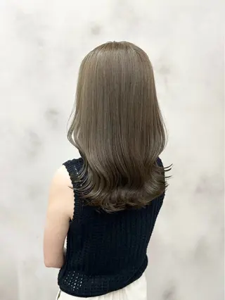 ロング カラー 木村 蓮のヘアスタイル