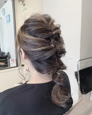 セミロング カラー 坂本 達彦のヘアスタイル