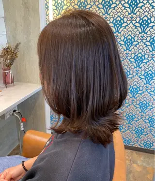 ミディアム カラー ママ美容師 Tsuchiyaのヘアスタイル