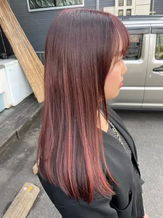 ロング カラー JowA✂︎ 目片夏実のヘアスタイル