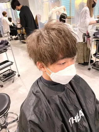 ミディアム カラー ヘアアレンジ メンズ 【公式】メンズ専門 🔥BLUCK渋谷店のヘアスタイル